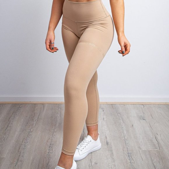 ABW Tan Leggings Size Small - Picture 4 of 4